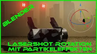 Blender Partikeleffekt nach Rotation ausrichten Tutorial Deutsch