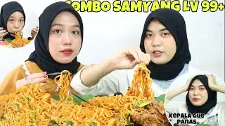 MUKBANG MIE COMBO SAMYANG TANPA MINUM ! CABE 99+