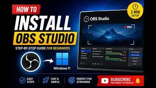 How to Install OBS Studio on Windows 11 (Beginner Guide 2026)