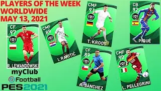 PES 2021 myClub | Featured Players | POTW Worldwide May 13, 2021