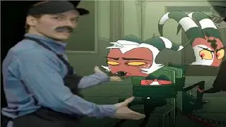 Jerma handles Moxxie's coffee order [Jerma Green Screen]