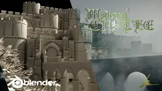"Medieval Castle" | VFX BLENDER 3D | BREAKDOWN