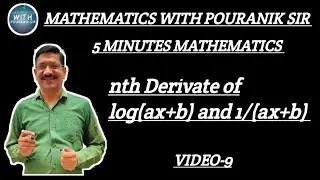 nth Derivate of log(ax+b) | nth Derivate of logarithmic Function | Successive Differentiation Video9