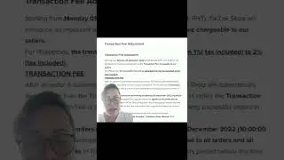 Tiktok Transaction Fee Update