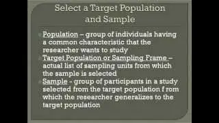 Survey Research part 1 - Intro to Survey Design