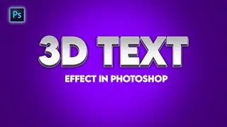 3d text effect photoshop | Very Simple And Easy Photoshop Tutorial For Beginners.