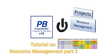 PowerBasic Projects - Resource Management - Part 1