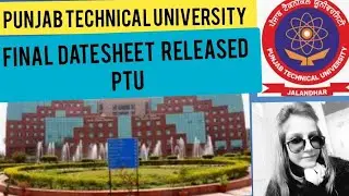 final datesheet ptu 05.05.2023| April 2023 Examination|