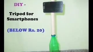 How to make a tripod at home | DIY-Tripod for smartphones | Below Rs. 20
