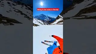 Skiing corn in Norway! #skiing