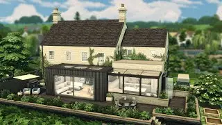 HENFORD TOWNHOUSE (Sims 4 Cottage Living) | [No CC] Sims 4 Speed Build