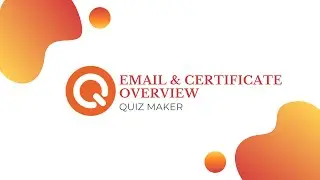 WordPress Quiz Maker E-mail & Certificate Overview