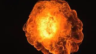 Fire effect slow motion