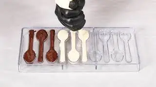 Spoon Candy Mold & Chocolate Mold - RWP0650C - Restaurantware