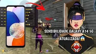 ATUALIZADA!🚨🔥 MELHOR SENSIBILIDADE E DPI PARA SAMSUNG GALAXY A14 5G FREE FIRE