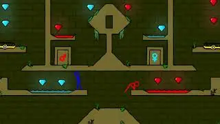 Stickman vs Fireboy and Watergril - Level 03(landscape)