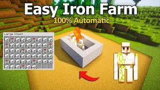 Optimize Your World with This Iron Farm for Minecraft Builds in Survival! | Tutorial