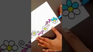 Easy and beautiful design border for project work 