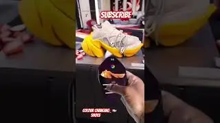 WORLD'S FIRST COLOUR CHANGING SHOES | ISN'T IT COOL? |#colour #colours #china #shoes #nike #puma