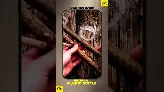 How To Make Cordage From A Plastic Bottle l Survival Tips