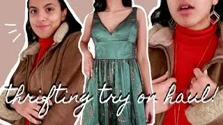 a quick thrift haul + try on 2019