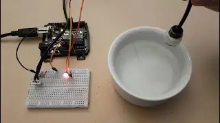 Demonstration eines optischen Füllstandssensors