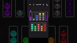 Ball Sort Color Water Puzzle LEVEL100