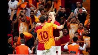 Galatasaray - Trabzonspor maçının özeti (Fotoğraflı)