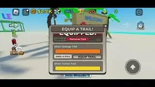 New #Roblox Game #WiP Trail Shop Update! Bounce-Off: Trampoline Jumping Simulator