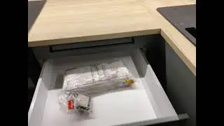 Кухня Икеа бодарп с еврозапилом плиткой электрикой и техникой)) более детальный обзор без комментов