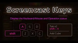 How to install Screencast Keys Blender 2.92- [ Blender Screencast Keys Tutorial ]