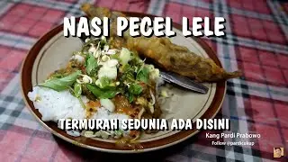 Pecel rice + catfish only 5000, located in rural Ponorogo