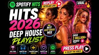 DEEP HOUSE PLAYLIST 2026 🌅 Best Spotify Hits Mix | VELORA Cinematic Deep House