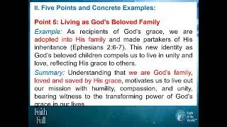 Topic 116 - Embracing Grace: The Foundation of God's Mission