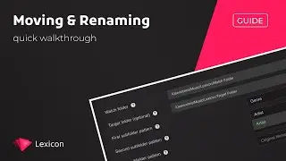 Move & rename your tracks automatically