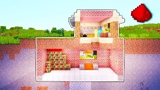 5 HIDDEN REDSTONE BASES IN MCPE