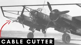 Barrage Balloon Cable Cutter on Luftwaffe Aircraft