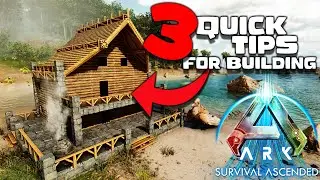 Ark Survival Ascended Tips & Tricks For Building!