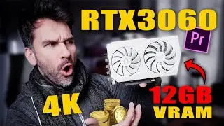 La mia nuova scheda video per EDITING 4K 💣 Zotac RTX 3060 AMP 12GB V-Ram è una BOMBA!