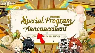 5 1 SPECIAL PROGRAM, BANNERS, REDEEM CODES, FREE CHARACTER! NO ENGLISH VAs    Genshin Impact