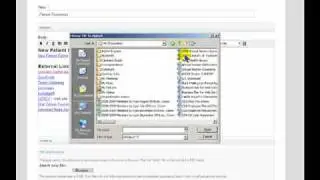 Upload forms and files