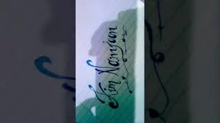 Kim namjoon (RM)name in beautiful handwriting #bts #shorts