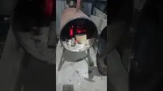 печ в гараже из двух газовых баллонов