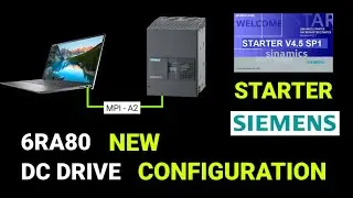 Siemens New DC Drive 6RA80 Configuration.