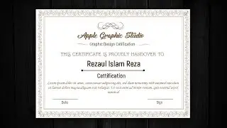 How to Design a Certificate Template - Adobe Illustrator Tutorial