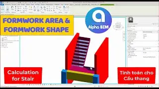 Calculate the Formwork Area & Draw the Formwork Shape | FULL VIDEO | ALPHA BIM | 2023