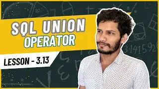 Union Operator In SQL | Query Data From Multiple Table | MySQL #3.13