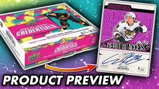 2023-24 Credentials Hobby Box - Product Preview (Hockey Cards)
