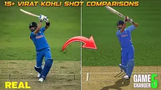 Virat Kohli All Shots Comparison ✨ | REAL vs GC5 🏏