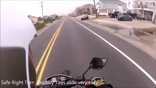 POV Driving to get Gas in a Little Fog